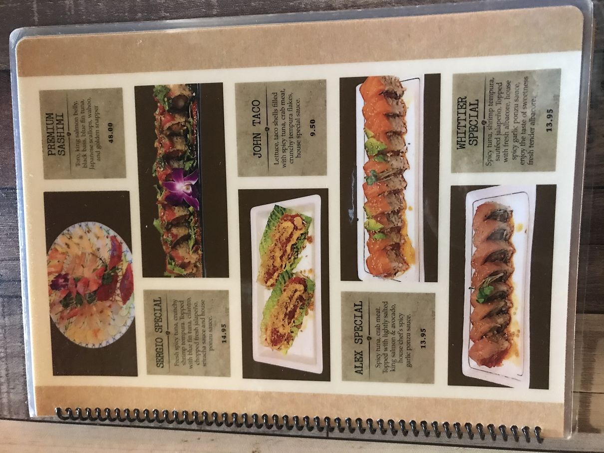 ESushi The Best Sushi in Whittier